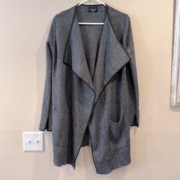 🔥Zara Dark Gray Women's Cardigan Coat🔥 - Picture 1 of 4